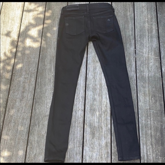 Rag & bone ‘the skinny’ black jeans size 25 - Picture 2 of 2